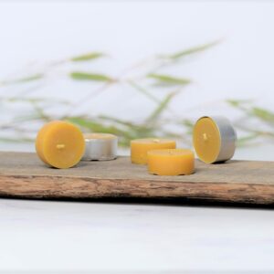 100% Pure Natural Tealight Candles-set of 6